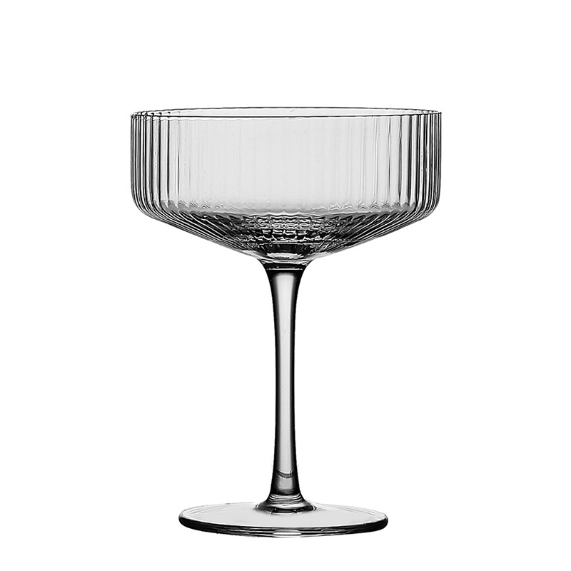 280ml Stemmed Ripple Martini Cocktail Glass