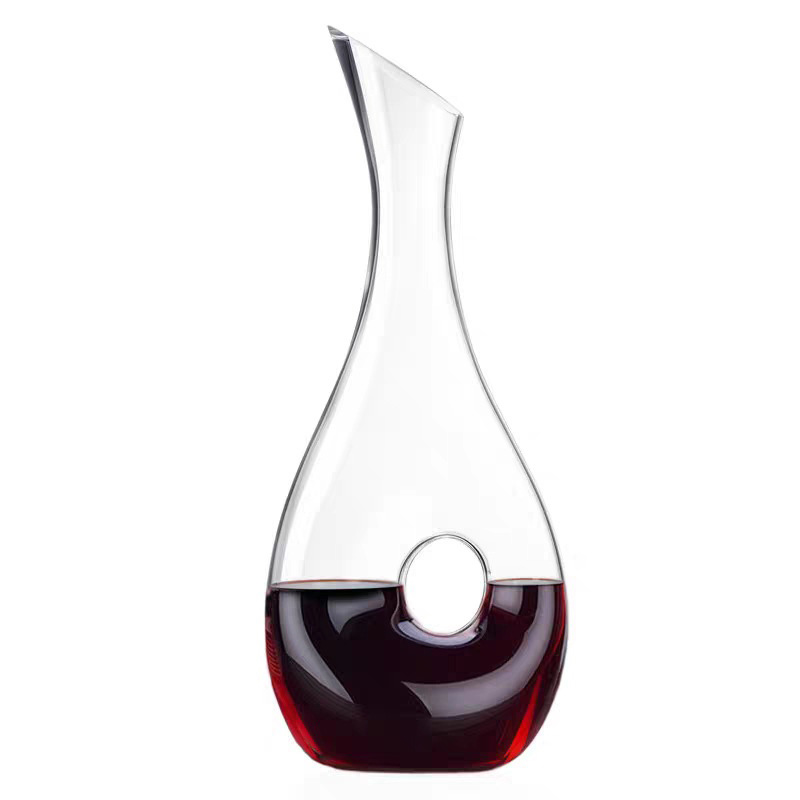 1400ml Hand Blown Glass Snail Shape Wine Carafe