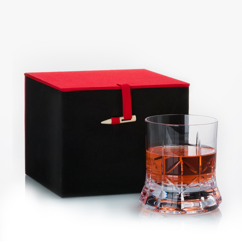 Hand Made Crystal Whiskey Glass in Gift Box