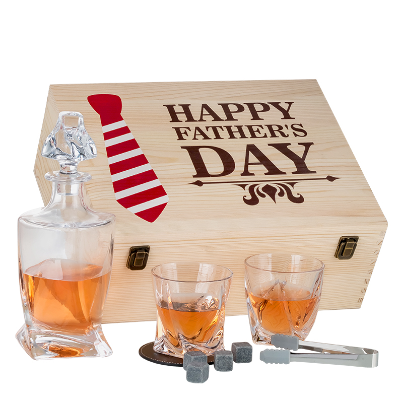 Custom Printed Whiskey Decanter Gift Set
