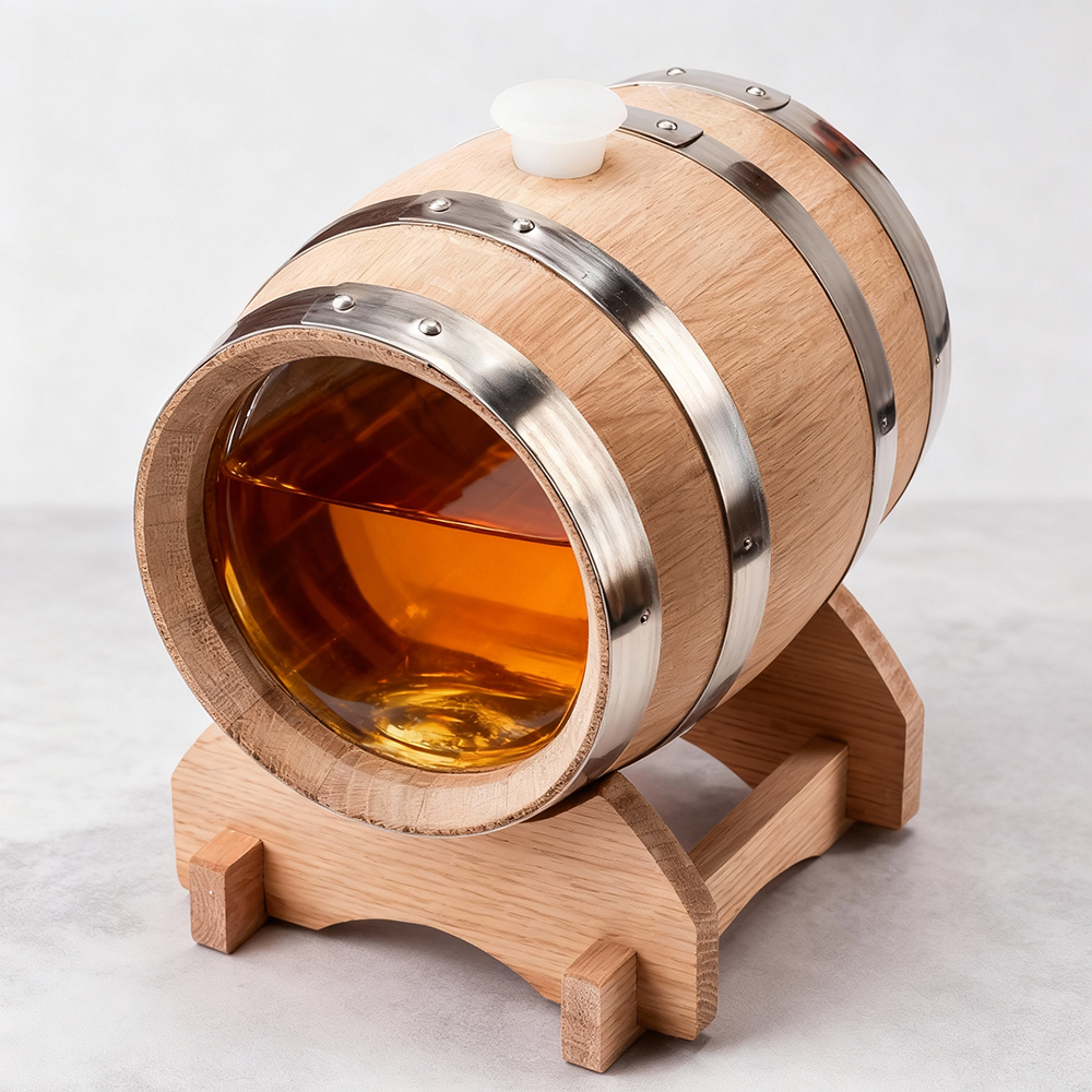 Gallon Oak Aging Barrel With Stand